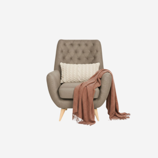 Bertil Modern Arm Chair, Royal Copper