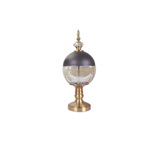 Century Glass Metal Décor Small, Gold