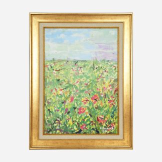 Fields of Grace Portrait, Hand-Painted by Ilham Chahine