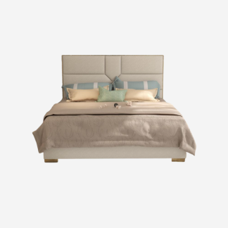 Verona King Size Bed 180*200, Light Beige