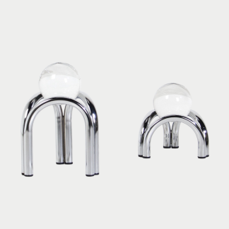 Book Holder Set of 2, Silver