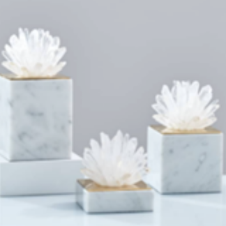 Marble Design Book Holder, Set of 3